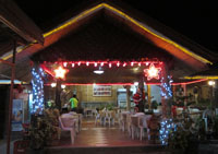 フィリピン　ボホール島のレストラン
